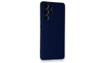 Newface Samsung Galaxy S21 Ultra Kılıf Nano içi Kadife Silikon - Lacivert
