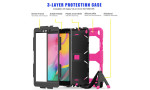 Newface Samsung Galaxy T290 Tab A 8 Kılıf Griffin Tablet Kapak - Pembe