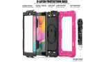 Newface Samsung Galaxy T290 Tab A 8 Kılıf Pars Tablet Kapak - Pembe