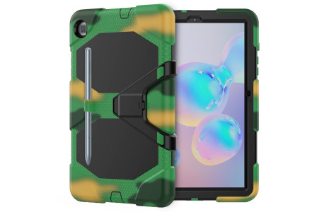 Newface Samsung Galaxy T500 Tab A7 10.4 Kılıf Griffin Tablet Kapak - Kamuflaj