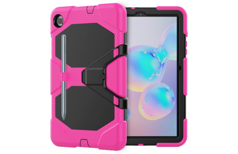 Newface Samsung Galaxy T500 Tab A7 10.4 Kılıf Griffin Tablet Kapak - Pembe