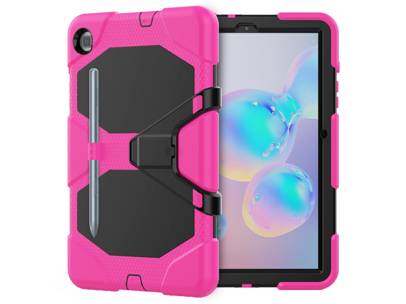 Newface Samsung Galaxy T500 Tab A7 10.4 Kılıf Griffin Tablet Kapak - Pembe