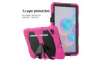Newface Samsung Galaxy T500 Tab A7 10.4 Kılıf Griffin Tablet Kapak - Pembe