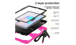 Newface Samsung Galaxy T500 Tab A7 10.4 Kılıf Griffin Tablet Kapak - Pembe