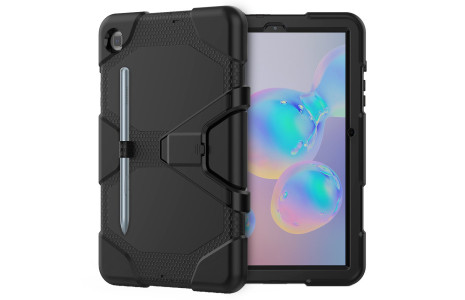 Newface Samsung Galaxy T500 Tab A7 10.4 Kılıf Griffin Tablet Kapak - Siyah