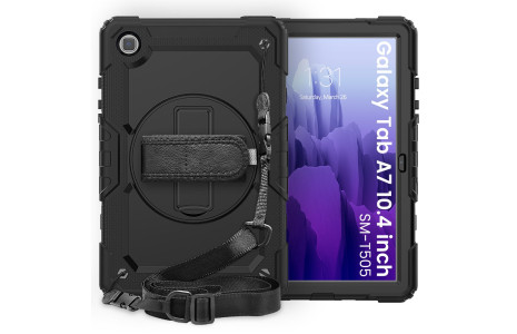Newface Samsung Galaxy T500 Tab A7 10.4 Kılıf Pars Tablet Kapak - Siyah