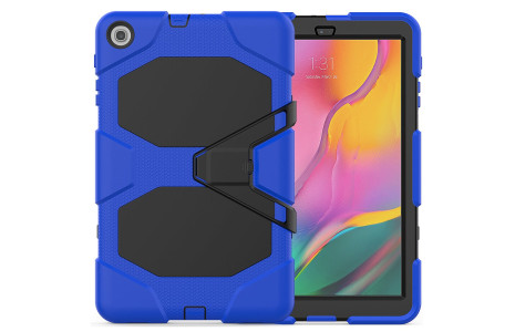 Newface Samsung Galaxy T510 Tab A 10.1 Kılıf Griffin Tablet Kapak - Mavi