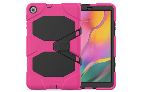 Newface Samsung Galaxy T510 Tab A 10.1 Kılıf Griffin Tablet Kapak - Pembe