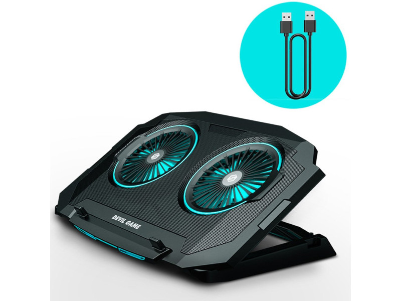 Newface SR03 Fanlı Laptop Standı - Mavi
