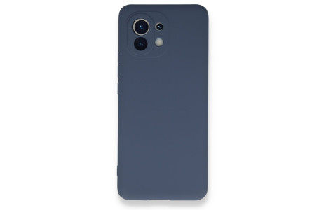 Newface Xiaomi Mi 11 Kılıf Nano içi Kadife Silikon - Gri
