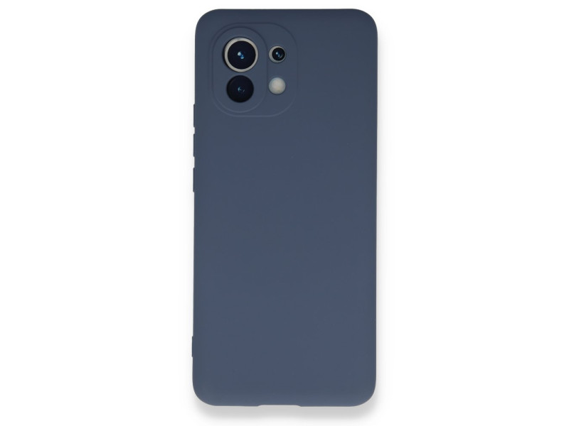 Newface Xiaomi Mi 11 Kılıf Nano içi Kadife Silikon - Gri