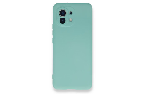 Newface Xiaomi Mi 11 Kılıf Nano içi Kadife Silikon - Turkuaz