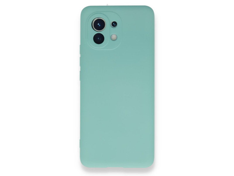 Newface Xiaomi Mi 11 Kılıf Nano içi Kadife Silikon - Turkuaz