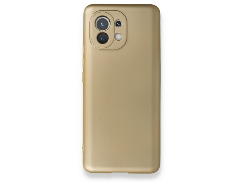 Newface Xiaomi Mi 11 Kılıf First Silikon - Gold