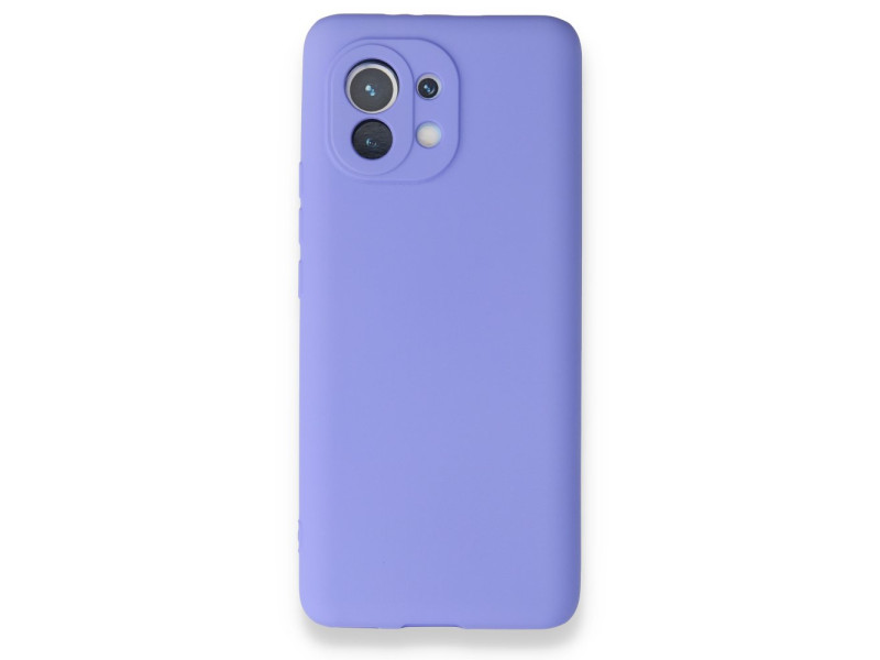 Newface Xiaomi Mi 11 Kılıf First Silikon - Lila