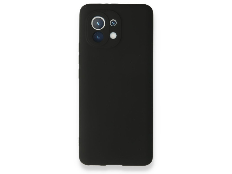 Newface Xiaomi Mi 11 Kılıf First Silikon - Siyah