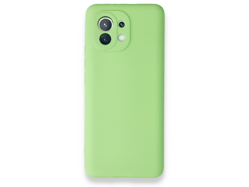 Newface Xiaomi Mi 11 Kılıf First Silikon - Yeşil