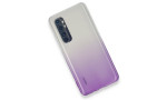 Newface Xiaomi Mi Note 10 Lite Kılıf Lüx Çift Renkli Silikon - Mor