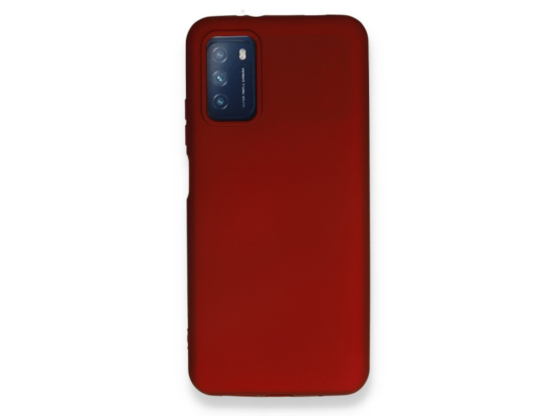Newface Xiaomi Pocophone M3 Kılıf First Silikon - Bordo