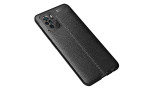 Newface Xiaomi Redmi Note 10 Kılıf Focus Derili Silikon - Siyah