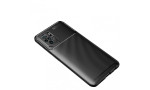 Newface Xiaomi Redmi Note 10 Kılıf Focus Karbon Silikon - Siyah