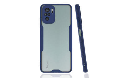 Newface Xiaomi Redmi Note 10 Kılıf Platin Silikon - Lacivert