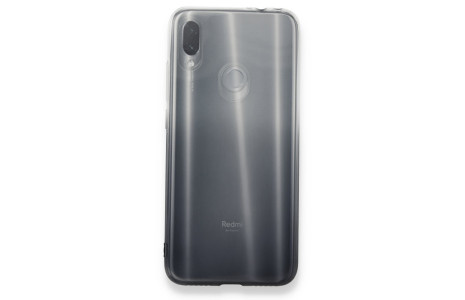 Newface Xiaomi Redmi Note 7 Kılıf Lüx Çift Renkli Silikon - Siyah