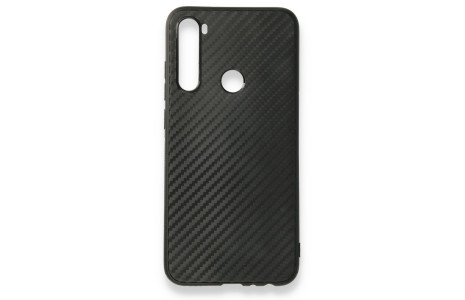 Newface Xiaomi Redmi Note 8 Kılıf Carbonix Silikon - Siyah