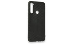 Newface Xiaomi Redmi Note 8 Kılıf Carbonix Silikon - Siyah