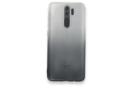 Newface Xiaomi Redmi Note 8 Pro Kılıf Lüx Çift Renkli Silikon - Siyah