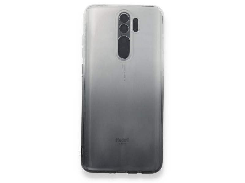 Newface Xiaomi Redmi Note 8 Pro Kılıf Lüx Çift Renkli Silikon - Siyah