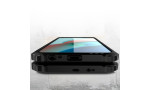 Newface Xiaomi Redmi Note 9 5G Kılıf Tank Silikon Kapak - Gümüş