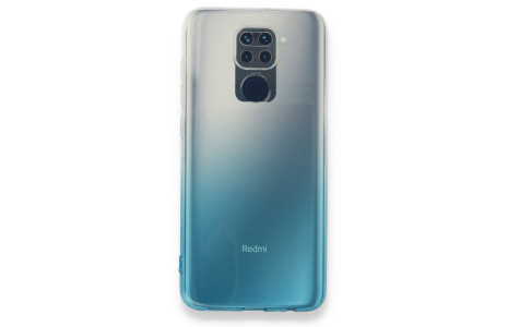 Newface Xiaomi Redmi Note 9 Kılıf Lüx Çift Renkli Silikon - Turkuaz