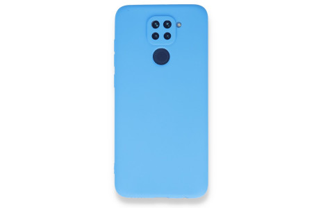 Newface Xiaomi Redmi Note 9 Kılıf First Silikon - Mavi