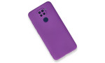 Newface Xiaomi Redmi Note 9 Kılıf First Silikon - Mor