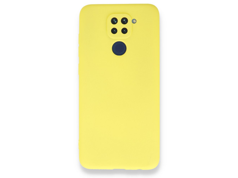 Newface Xiaomi Redmi Note 9 Kılıf First Silikon - Sarı