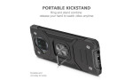 Newface Xiaomi Redmi Note 9 Pro 5G Kılıf Zegna Yüzüklü Silikon Kapak - Siyah