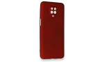 Newface Xiaomi Redmi Note 9S Kılıf First Silikon - Bordo