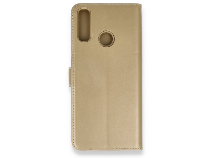 Newface General Mobile GM 10 Kılıf Trend S Plus Kapaklı Kılıf - Gold