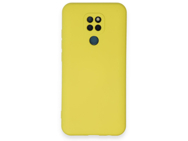 Newface General Mobile GM 20 Kılıf Nano içi Kadife Silikon - Sarı