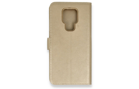 Newface General Mobile GM 20 Kılıf Trend S Plus Kapaklı Kılıf - Gold