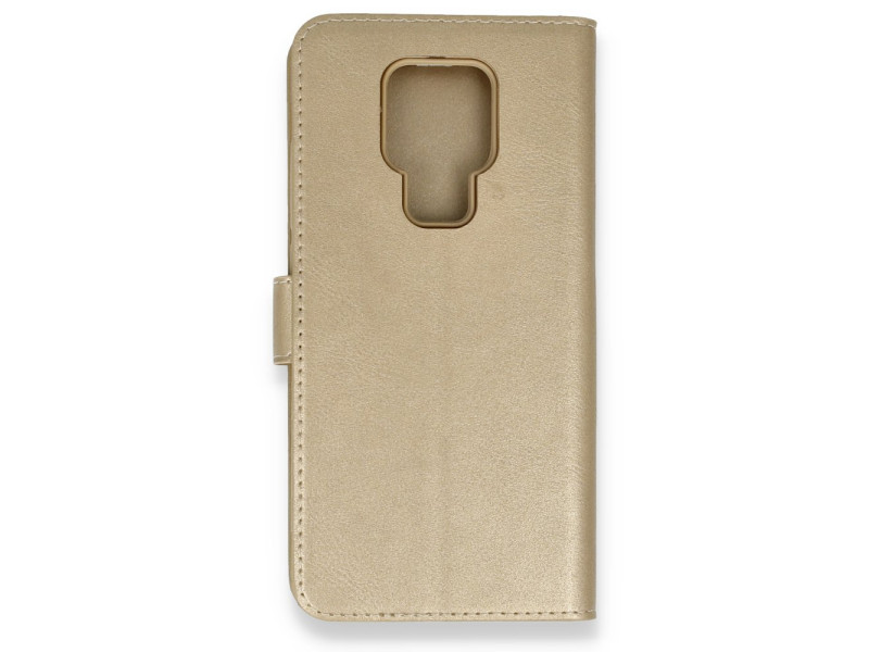 Newface General Mobile GM 20 Kılıf Trend S Plus Kapaklı Kılıf - Gold