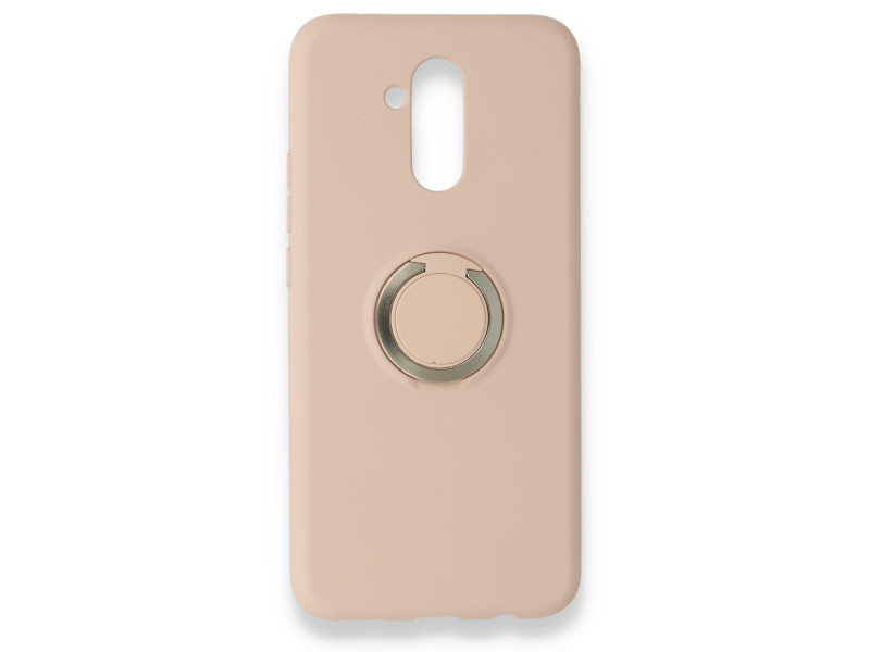 Newface Huawei Mate 20 Lite Kılıf Viktor Yüzüklü Silikon - Pudra