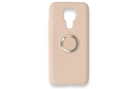 Newface Huawei Mate 30 Lite Kılıf Viktor Yüzüklü Silikon - Pudra