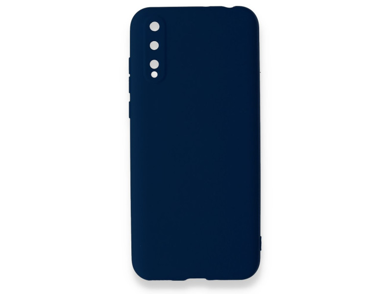 Newface Huawei P Smart S Kılıf Nano içi Kadife Silikon - Lacivert