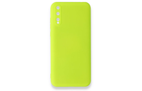 Newface Huawei P Smart S Kılıf Nano içi Kadife Silikon - Sarı
