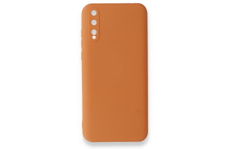 Newface Huawei P Smart S Kılıf Nano içi Kadife Silikon - Turuncu