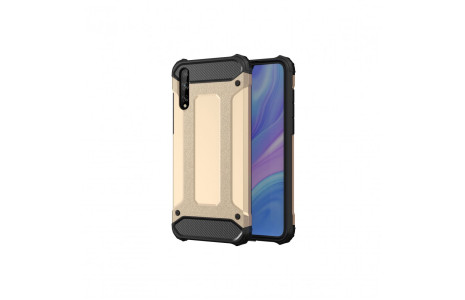 Newface Huawei P Smart S Kılıf Tank Silikon Kapak - Gold