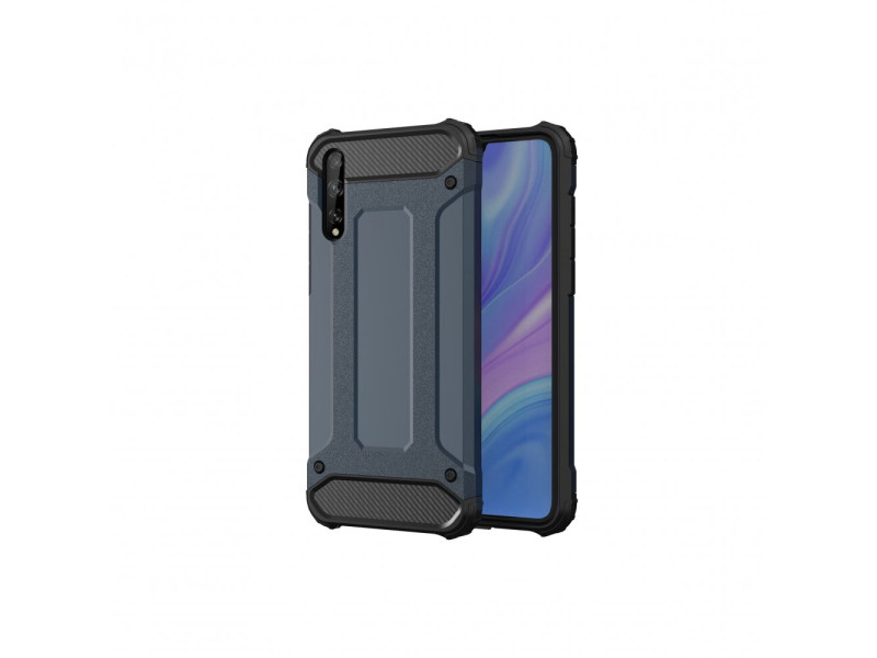 Newface Huawei P Smart S Kılıf Tank Silikon Kapak - Lacivert
