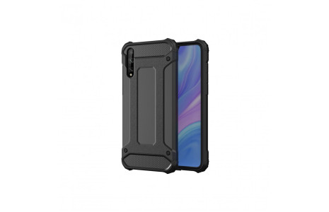 Newface Huawei P Smart S Kılıf Tank Silikon Kapak - Siyah